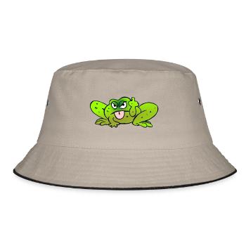 Crapaud tire la langue - Bob - kaki/noir - Devant
