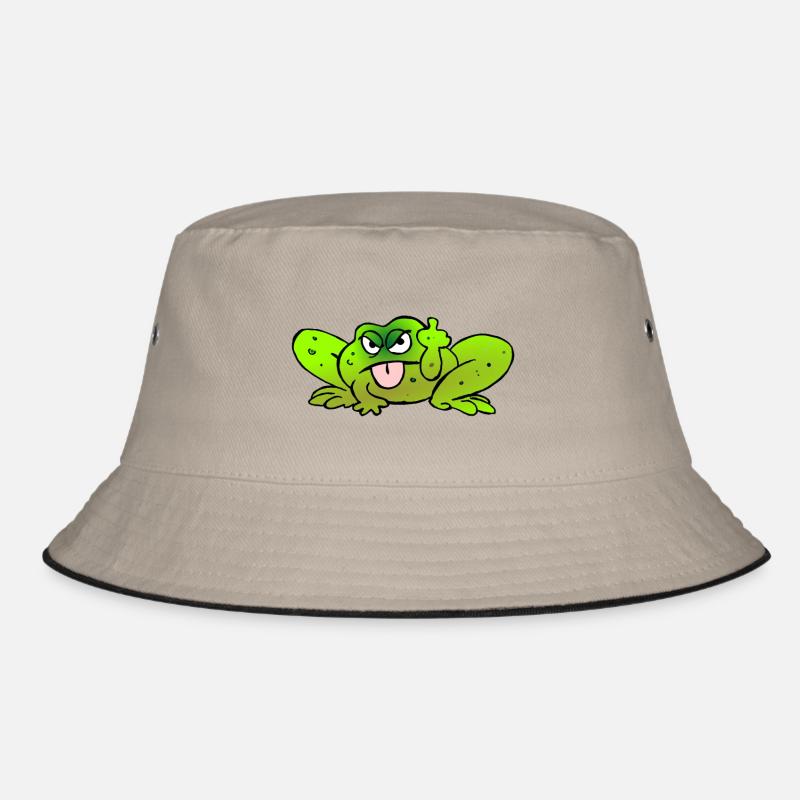 Toad zieht die Zunge Bucket Hat