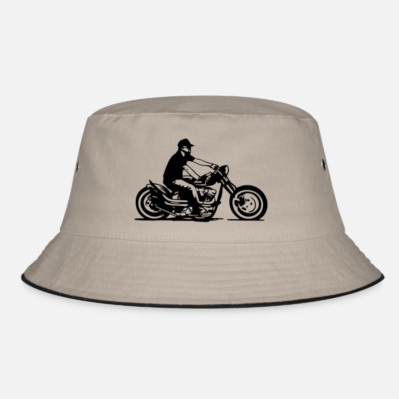 Bobber ride - Bucket Hat - Khaki/Schwarz