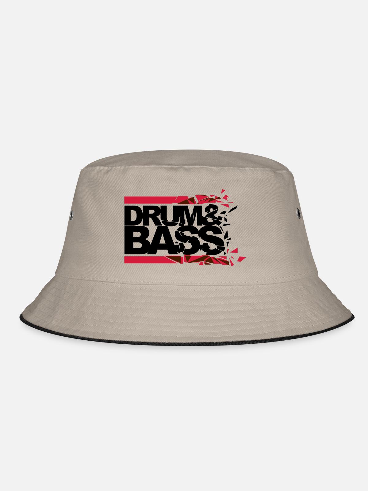 Drum 'n' Bass brisé - Bob - kaki/noir - Devant