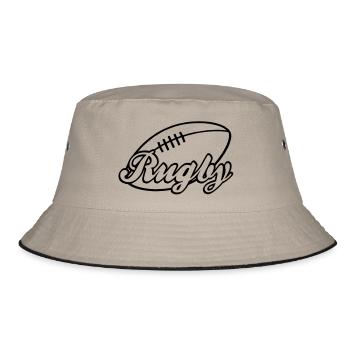 rugby - Bucket Hat - khaki/black - Front