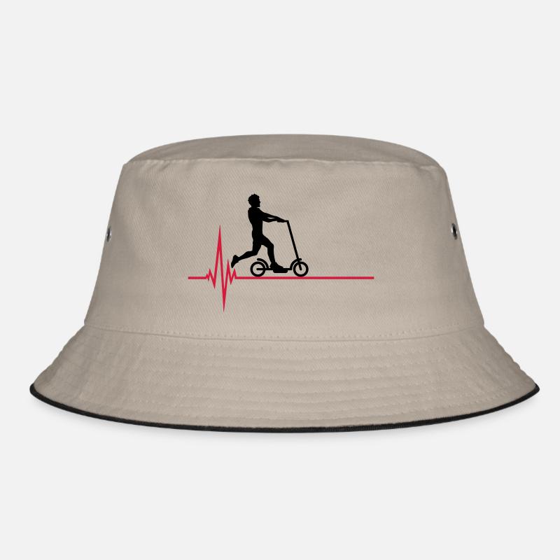 herzschlag frequenz puls elektroroller tretroller Bucket Hat