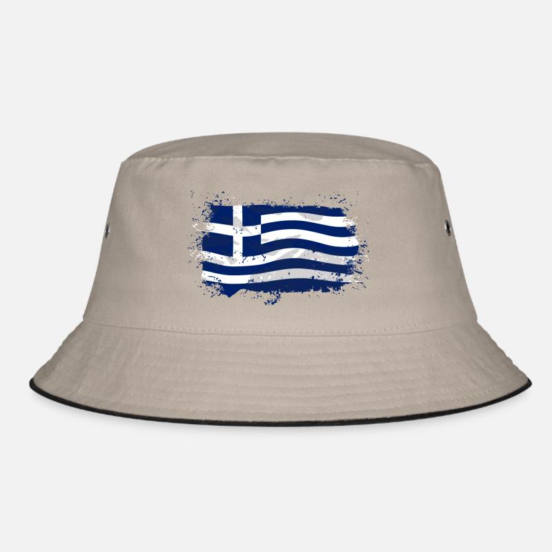 Greece Flag Bucket Hat