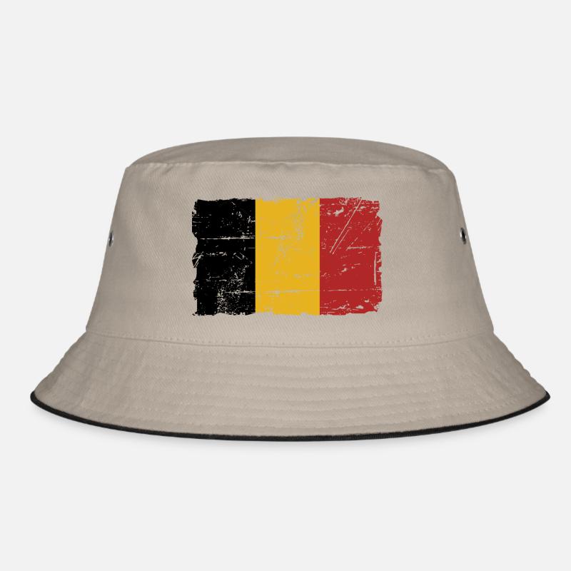 Belgium Flag Bucket Hat