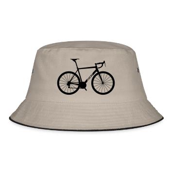 bicycle - Bucket Hat - khaki/black - Front