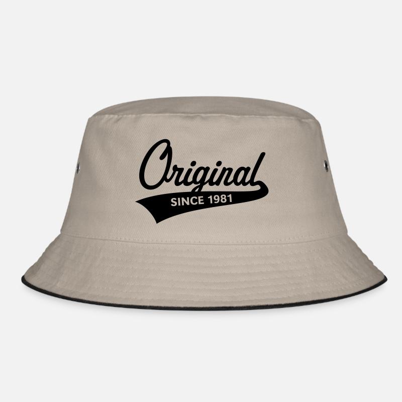 Original Since 1981 (Geburtsjahr, Geburtstag / B) Bucket Hat