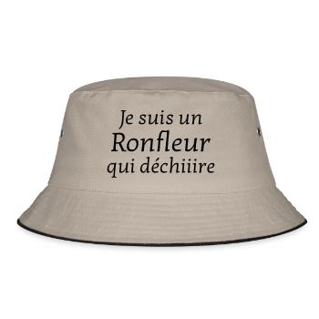Ronfler / Ronfleur / Ronfleuse / Ronflement - Bob - kaki/noir - Devant