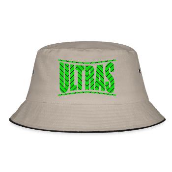 ultras football fans t-shirt design gift idea - Bucket Hat - khaki/black - Front