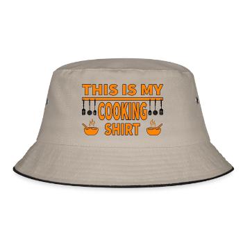 Kochen - Bucket Hat - Khaki/Schwarz - Vorne