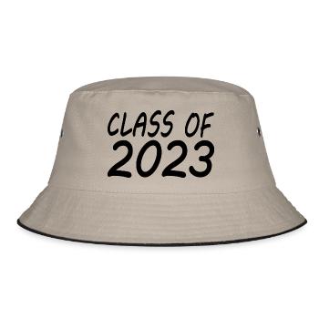 Class of 2023 - Bucket Hat - khaki/black - Front