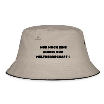 Kakinator Windel - Bucket Hat - Khaki/Schwarz - Vorne