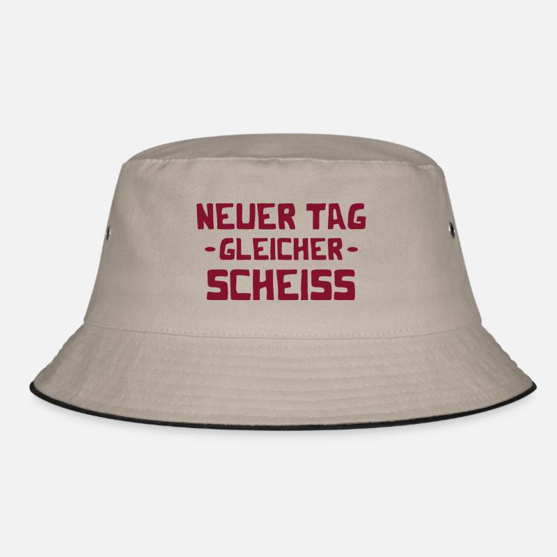Neuer Tag - Gleicher Scheiss - Scheiß Bucket Hat