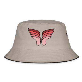 Warm Wings - Bucket Hat - khaki/black - Front