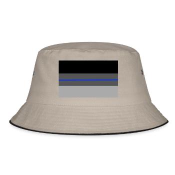 Shadow Deutschlandflagge blueline - Bucket Hat - Khaki/Schwarz - Vorne