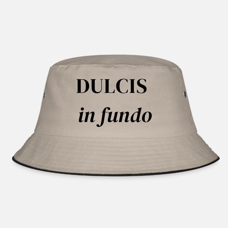 Dulcis in Fundo – eleganter lateinischer Satz Bucket Hat