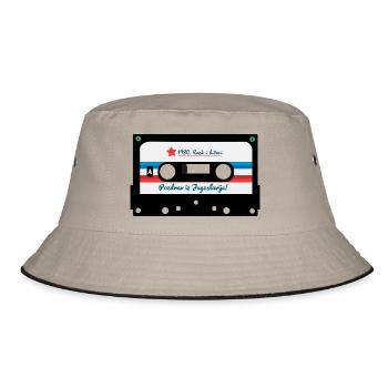 Pozdrav iz Yugoslavije - kaseta - Yugoslavia Retro - Bucket Hat - khaki/black - Front