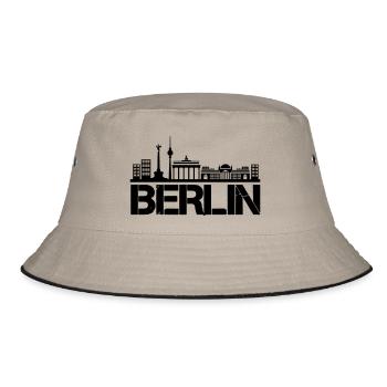 Berlin Skyline - Bucket Hat - khaki/black - Front