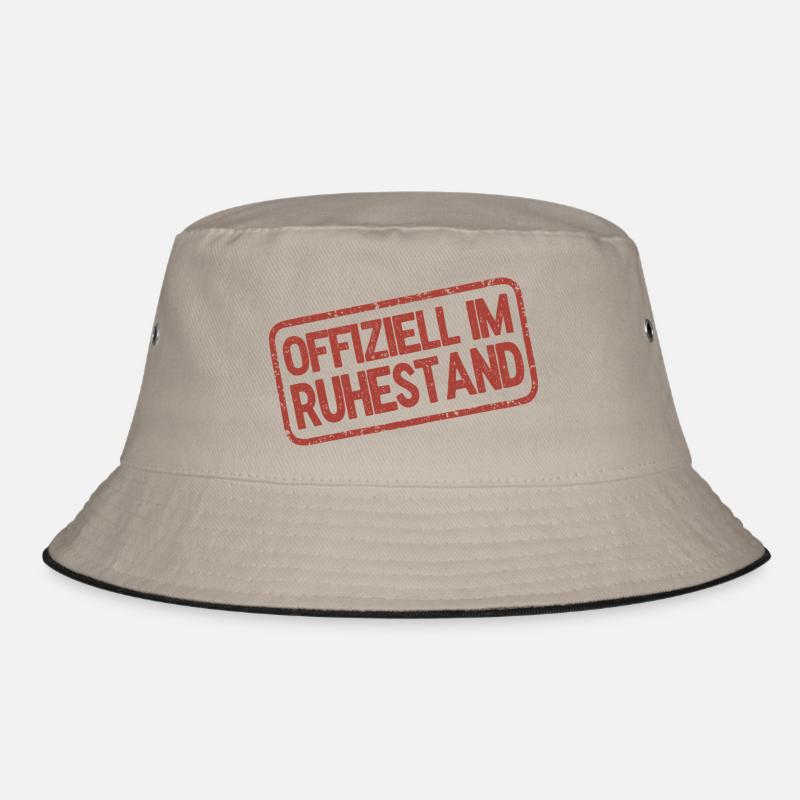Offiziell im Ruhestand - Stempel Bucket Hat