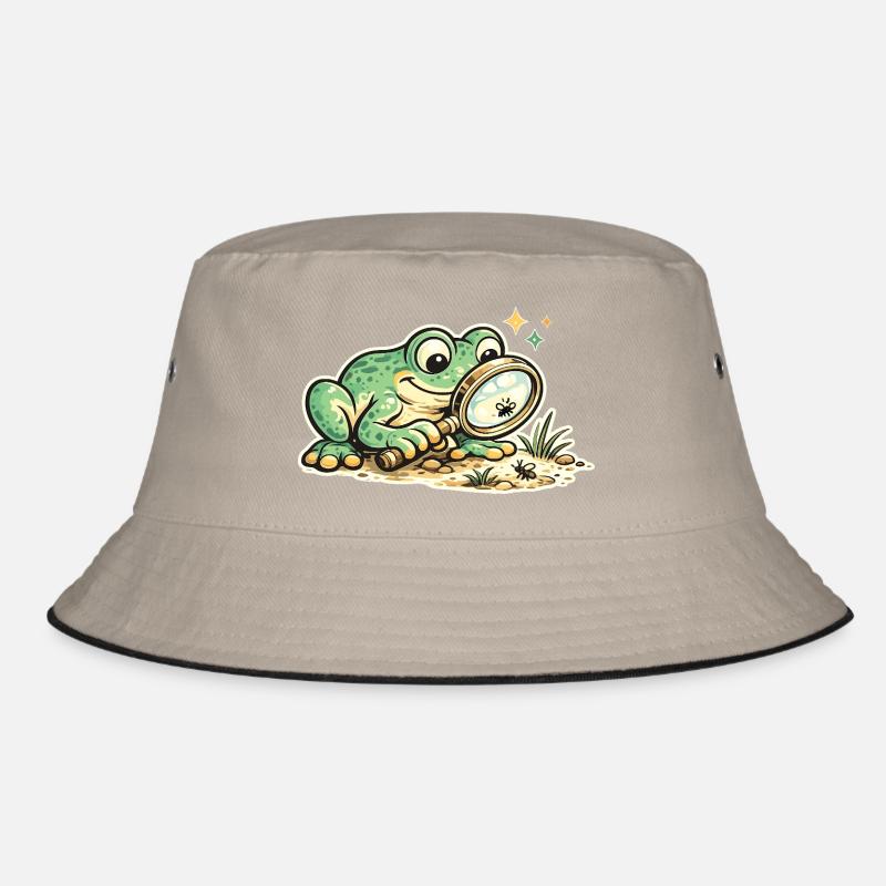 Frosch Detektiv auf Spurensuche Bucket Hat