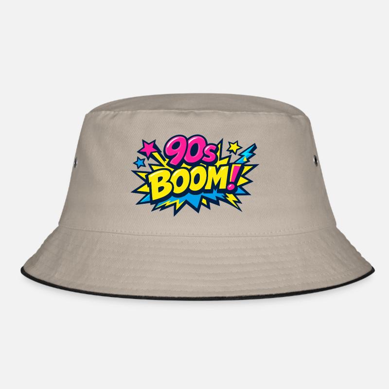 90s Boom Comic Explosion Bucket Hat