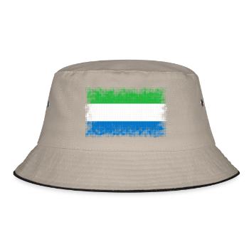 Land Leone - Bucket Hat - Khaki/Schwarz - Vorne