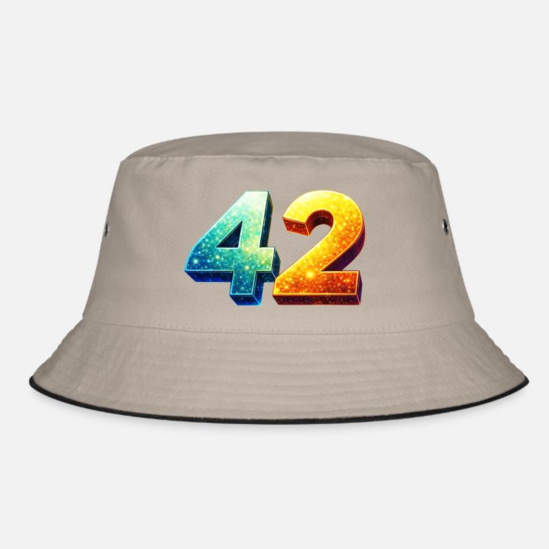 42 Cosmic Number – Nerd & Sci-Fi Design Bucket Hat