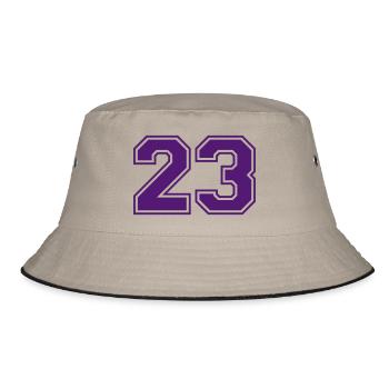 23 - Bucket Hat - Khaki/Schwarz - Vorne