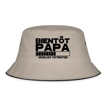 bientôt papa - Bob - kaki/noir - Devant