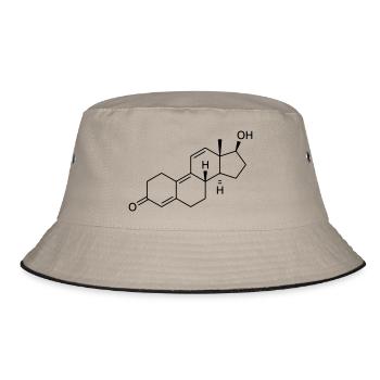 Trenbolone - Bucket Hat - Khaki/Schwarz - Vorne