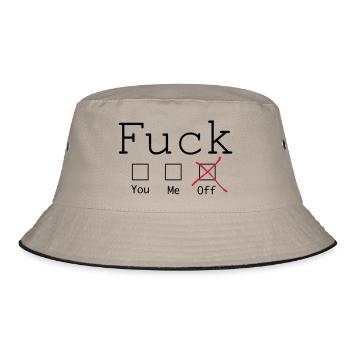 Fuck off 2c - Bob - kaki/noir - Devant