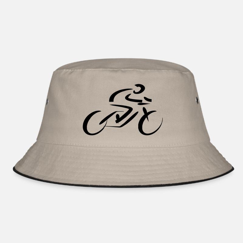 cycling - Bucket Hat - khaki/black