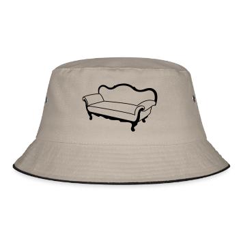 Sofa - Bucket Hat - khaki/black - Front