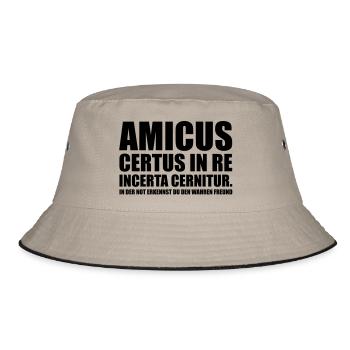 Amicus Certus In Re Incerta Cernitur In - Bob - kaki/noir - Devant