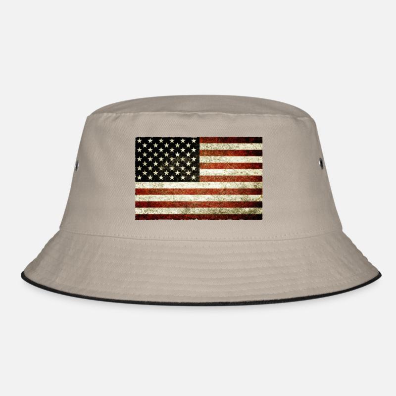 USA flag banner flag flag oldstyle Bucket Hat