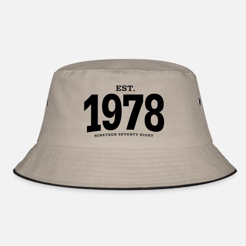 EST. 1978 Nineteen Seventy Eight Bucket Hat
