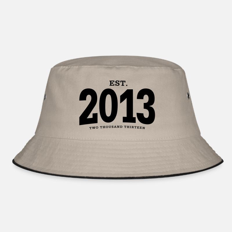 EST. 2013 Two Thousand Thirteen Bucket Hat