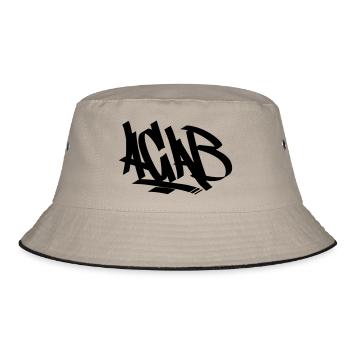 acab1 - Bucket Hat - khaki/black - Front