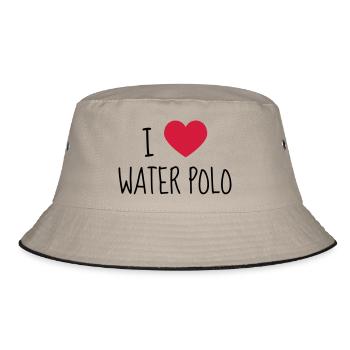 Water Polo / Water-Polo / Sport / Poloïste - Bob - kaki/noir - Devant