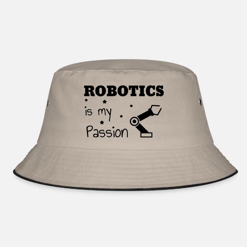 Robotics Robot Robotik Robotique Roboter Bucket Hat