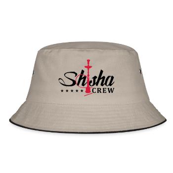 shisha crew - Bucket Hat - khaki/black - Front