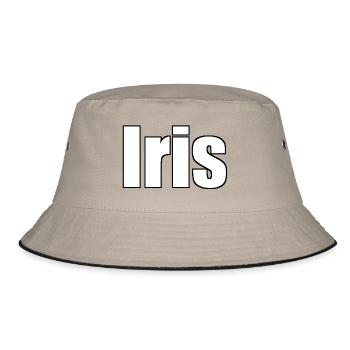 Iris - Bucket Hat - khaki/black - Front