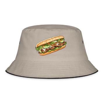 Banh Mi Vietnam - Bucket Hat - khaki/black - Front