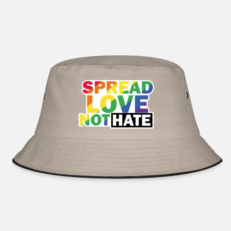 Love not Hate LGBTQ Bucket Hat