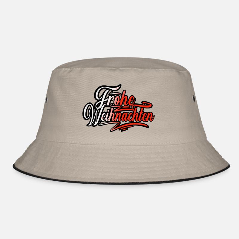 Frohe Weihnachten Bucket Hat