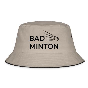 Badminton - Design Noir avec Volant T Shirt - Bob - kaki/noir - Devant