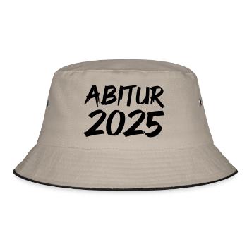 abitur 2025 - Bucket Hat - Khaki/Schwarz - Vorne