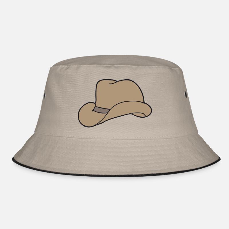 hat brown Bucket Hat