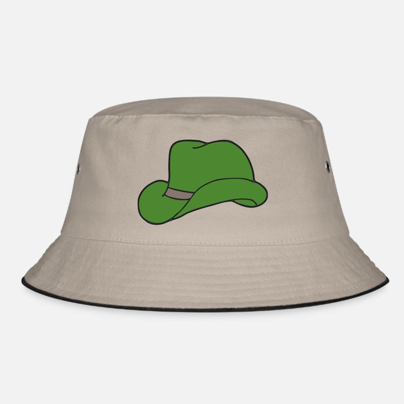 hat green Bucket Hat