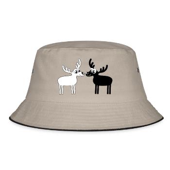 Elks - Bucket Hat - khaki/black - Front