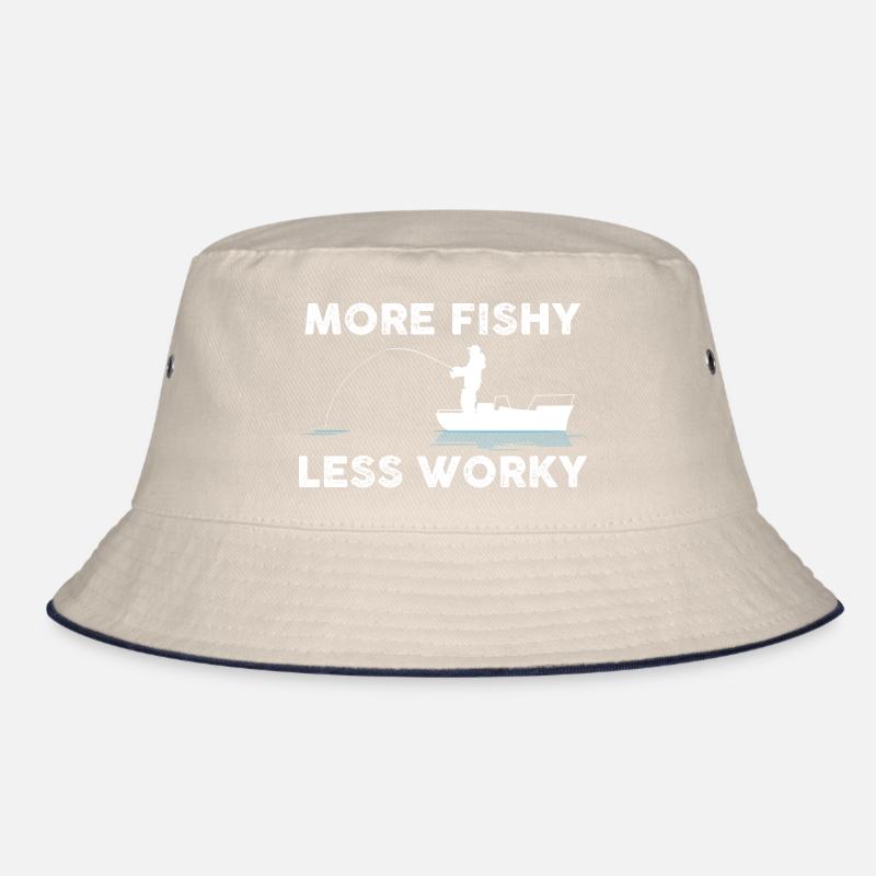 Angler Boot Witz Bucket Hat